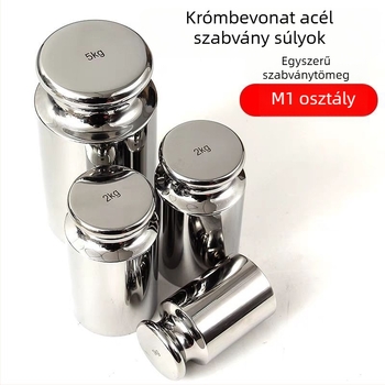 M1-es osztályú kalibráló súly elektronikus mérlegekhez, 50/100/200/500 g súlyok, egyedi standard súly