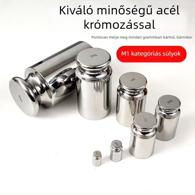 M1-osztályú kiegyensúlyozó súlyok, krómozott acélból, 500 g, standard oktatási eszköz (Márka: Unique; Modell: Other; Anyag: Other; Használat: Other)