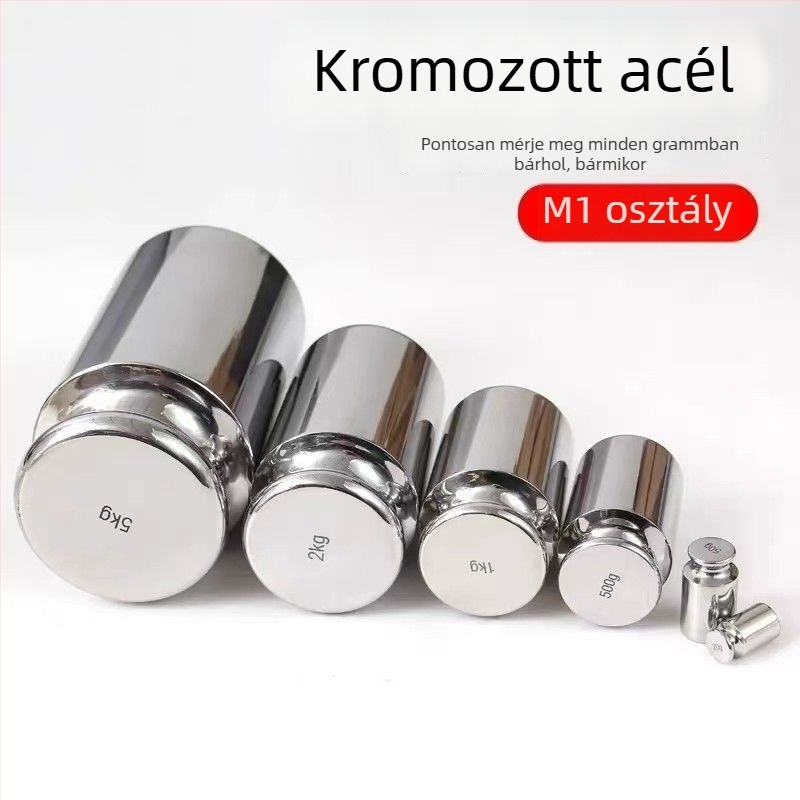 M1-osztályú kiegyensúlyozó súlyok, krómozott acélból, 500 g, standard oktatási eszköz (Márka: Unique; Modell: Other; Anyag: Other; Használat: Other)