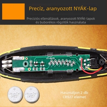 KAGU rozsdamentes acélból készült feszültségmérő toll digitális kijelzős, villamos teljesítmény mérésére