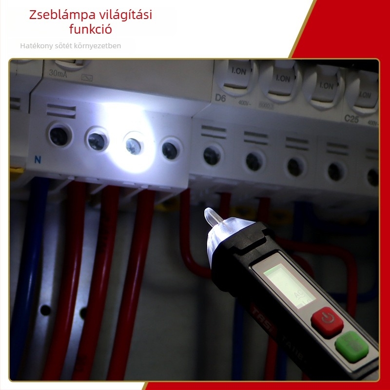 Teanz TA13A Indukciós feszültség-tesztelő toll, általános felhasználású észlelés, intelligens többfunkciós elektromos tesztelő