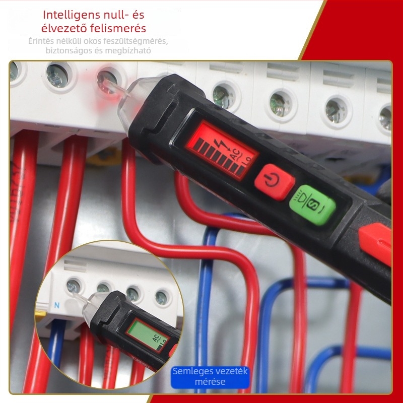 Teanz TA13A Indukciós feszültség-tesztelő toll, általános felhasználású észlelés, intelligens többfunkciós elektromos tesztelő