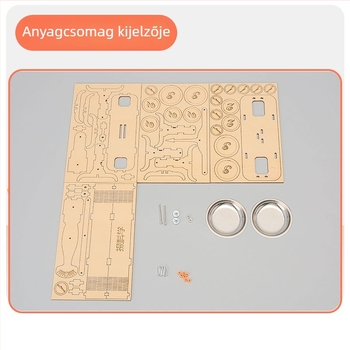 Fából készült tálcás mérleg fizikai kísérletekhez – oktató DIY játék 7–14 éveseknek
