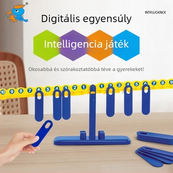 Óvoda digitális kiegyensúlyozó taneszköze: digitális összeadás-kivonás, DIY, többfunkciós, ABS anyag, Xingtong márka, 4-6 éveseknek