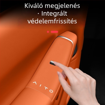 Bőr védőmatricák az ablakemelő panelhez és az ajtó gombokhoz, kompatibilis 26 Huawei Aito M7M8 modellhez.