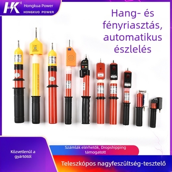 Magasfeszültség-teszter, mini rúdszerű teleszkópos mérőeszköz hang- és fényjelzővel, karbantartási és mérési eszköz