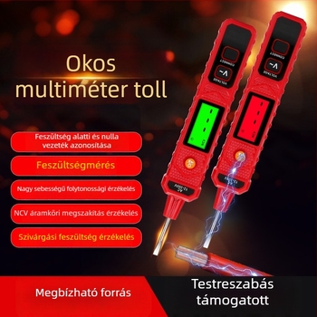 Nem érintéses AC feszültségmérő toll, 420V, intelligens szivárgásérzékelő
