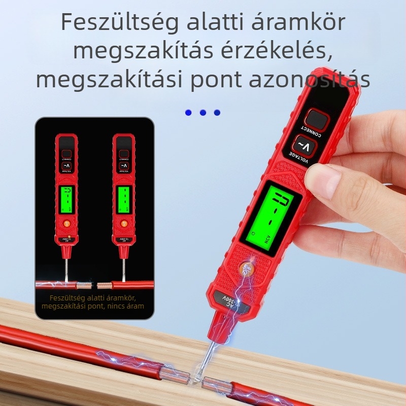 Nem érintéses AC feszültségmérő toll, 420V, intelligens szivárgásérzékelő