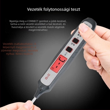 Shangde intelligens indukciós digitális kijelzős feszültségmérő toll – háztartási, többfunkciós nyitott áramkör teszt és feszültségmérés