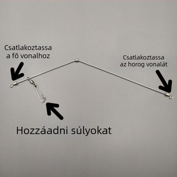 Kaisi barbed horogkészlet tengeri horgászathoz, anti-kavarodó kialakítás