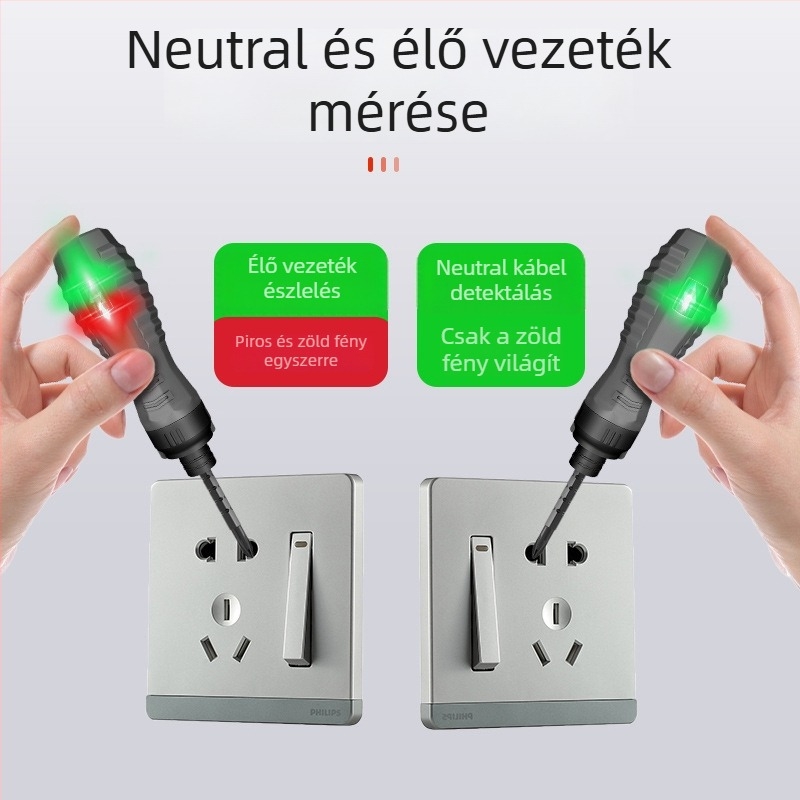 Többfunkciós elektromos teszter toll intelligens indukcióval a nyitott áramkör detektálásához, 220V