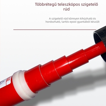 Ruilong 500 kV magasfeszültségű rúdtípusú teszter teleszkópos testtel, hang- és fényriasztással