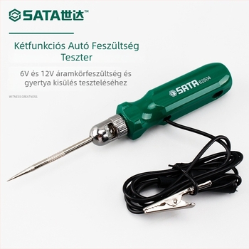 Sata/Sida autóvillamos feszültség-teszt toll, 6V/12V/24V, kettős használat, modellek 62503/62504