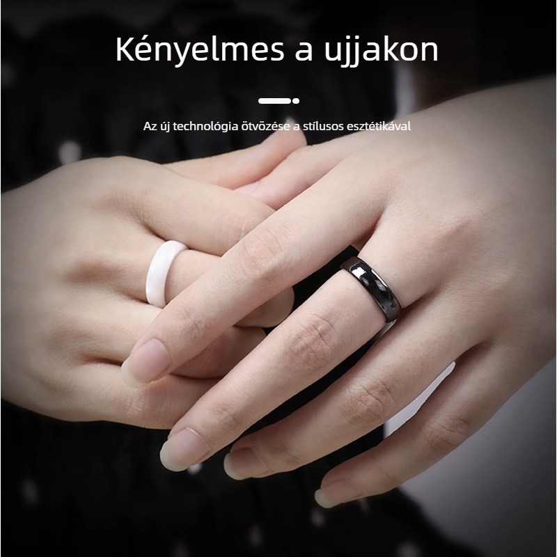 NFC kerámia gyűrű személyre szabással, lézergravírozással, több stílus