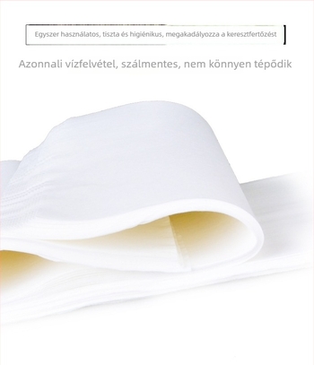 Egyszer használatos láb törölköző, nem szőtt anyagból, 40 g, széles és vastag hálózatos textúra, Straw Xiang