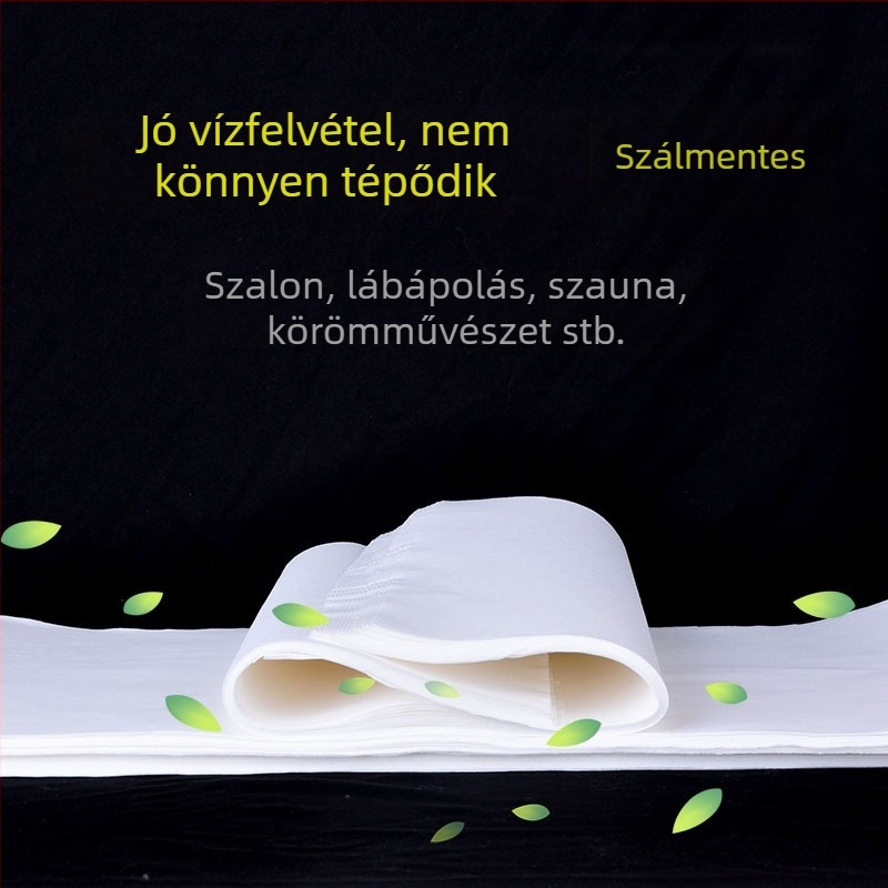 Egyszer használatos láb törölköző, nem szőtt anyagból, 40 g, széles és vastag hálózatos textúra, Straw Xiang