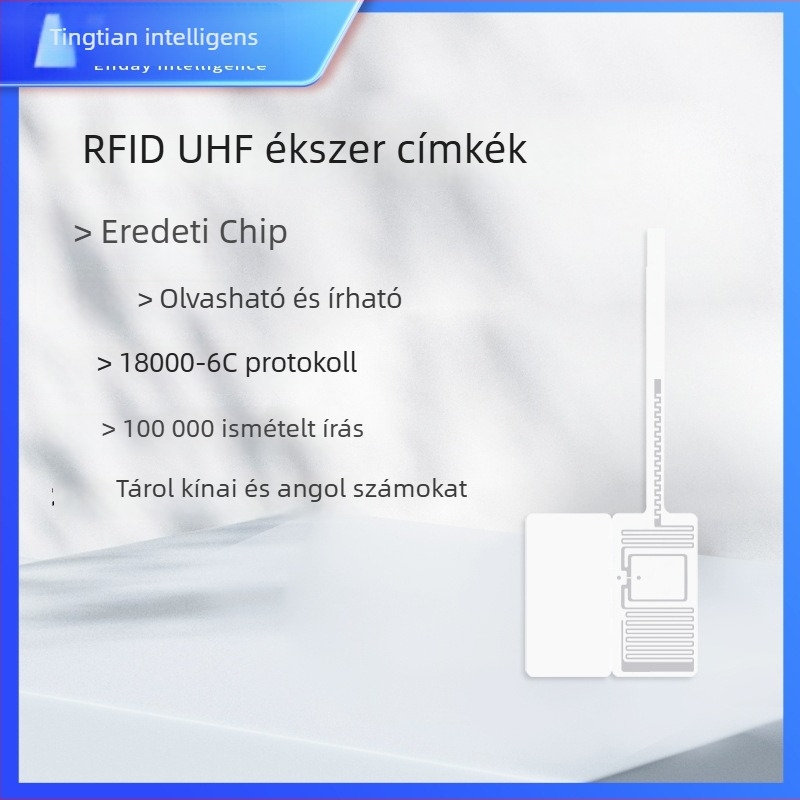 Ékszer RFID-címke M730, UHF, olvasási távolság 700, tárolókapacitás 128, törlés/írás ciklusok 100000