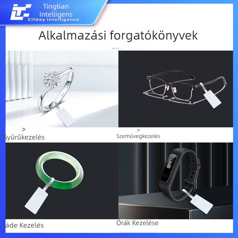 RFID UHF ékszer címke, M730 chip, olvasási távolság 700, tárkapacitás 128, törlés/írhatóság 100000, passzív kártya