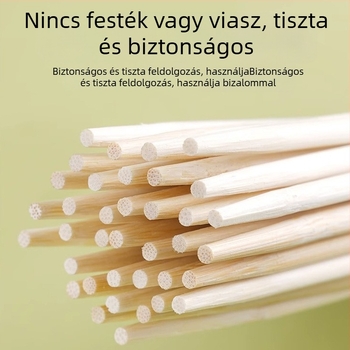 Bambusz evőpálcikák egyszer használatosak, egyenként csomagolva felnőtteknek, új kínai stílus