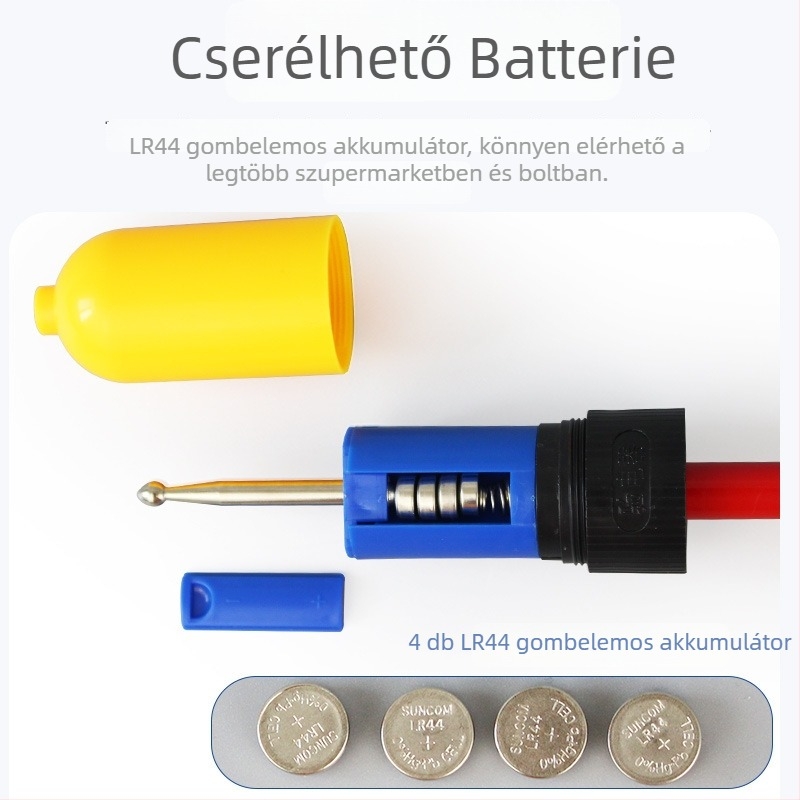 Magasfeszültségű akusztiko-optikus elektroszkóp villanyszerelőknek