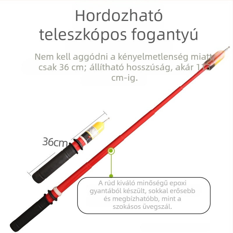 Magasfeszültségű akusztiko-optikus elektroszkóp villanyszerelőknek