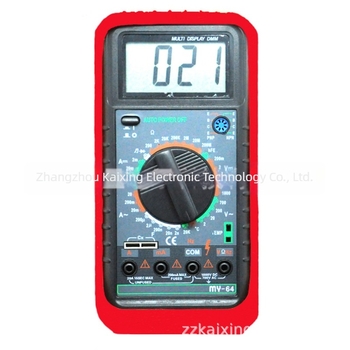 MY64 Nagy kijelzős digitális multiméter elektronikus kijelzővel a kapacitás, hőmérséklet és frekvencia méréséhez