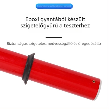 Nagyfeszültségű elektromos teszter hang- és fényriasztással, 10 kV teleszkópos kijelző, vizsgálati rúd és vizsgálati toll