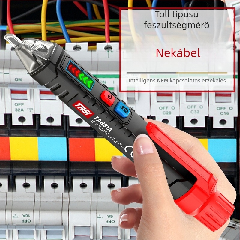TA881A Digitális kijelzős elektromos tesztpen — többfunkciós vonaldetektor, megszakítás detektálása, érintés nélküli indukció