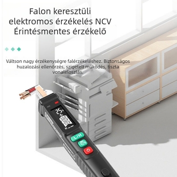 Fuyi FY18D Intelligens feszültségteszter, villanyszerelőnek, otthoni használatra, N/L vonal detektálás és megszakítási pontok tesztelése