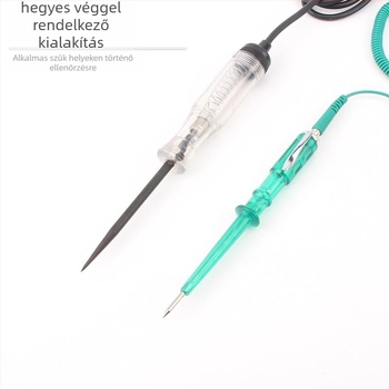 Multifunkcionális autó feszültségmérő toll, 6V/12V/24V, tesztlámpa és áramkör-ellenőrzés