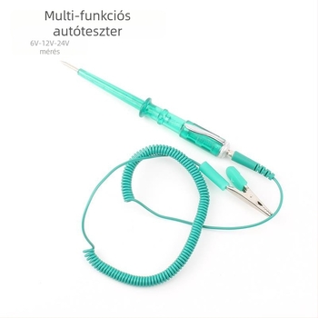 Multifunkcionális autó feszültségmérő toll, 6V/12V/24V, tesztlámpa és áramkör-ellenőrzés