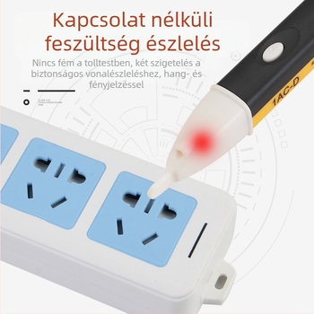 Érintés nélküli feszültségmérő toll otthoni vezetékekhez