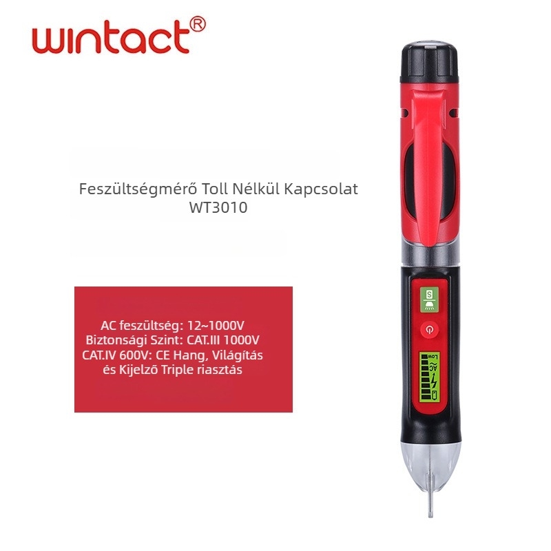 Nincs érintkezéses feszültségmérő toll GT3122/WT3010, márka Huitianyi wintact, NCV – AC feszültség detektor