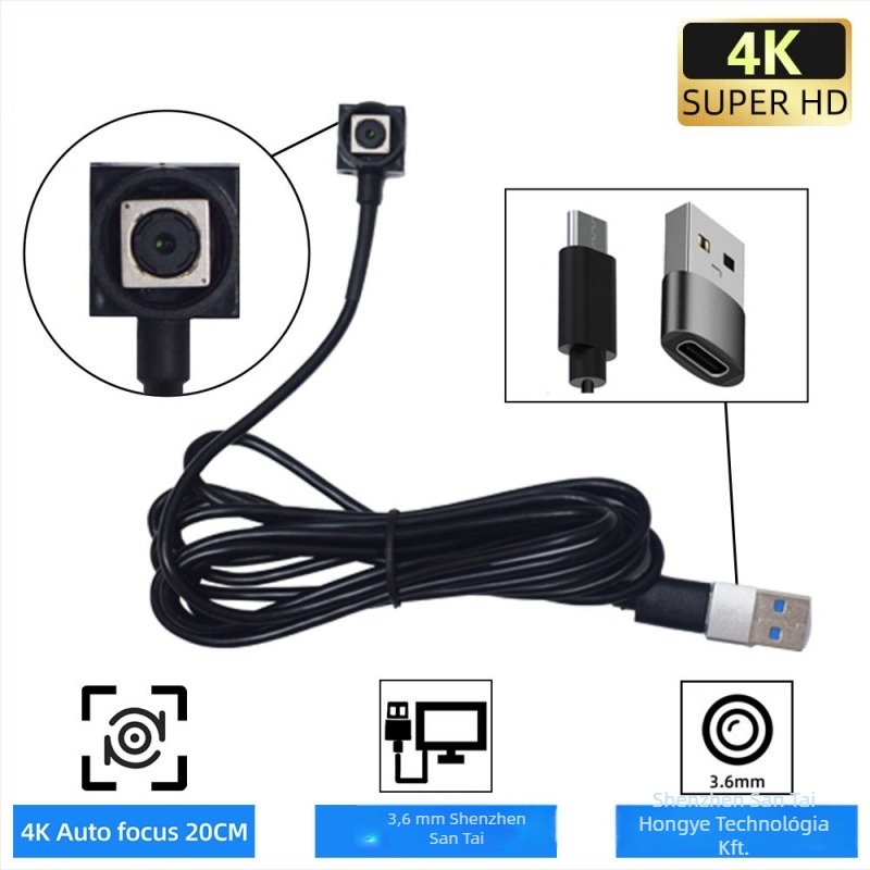 Vezeték nélküli otthoni megfigyelő kamera - 8MP/4K, autofókusz, 4 mm objektív, beltéri használat, 5V tápegység
