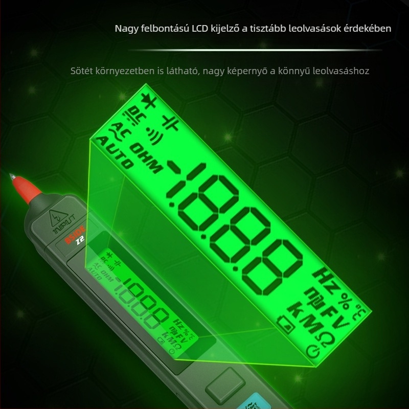BSIDE Z2 Áramszivárgás-tesztelő készülék digitális kijelzővel, többfunkciós intelligens érzékelő, háztartási villanyszerelőknek