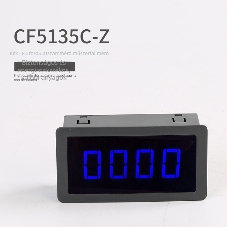Cf5135C-Z Ipari kék LED motorfordulatszám-panel Hall kapcsolóval, autó tachométer