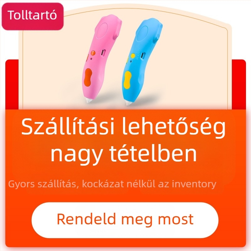 3D nyomtató toll - alacsony hőmérsékleten biztonságos, DIY, multifunkcionális művészet és oktatás eszköz, 7-14 éves serdülőkre (5V1A, ABS)