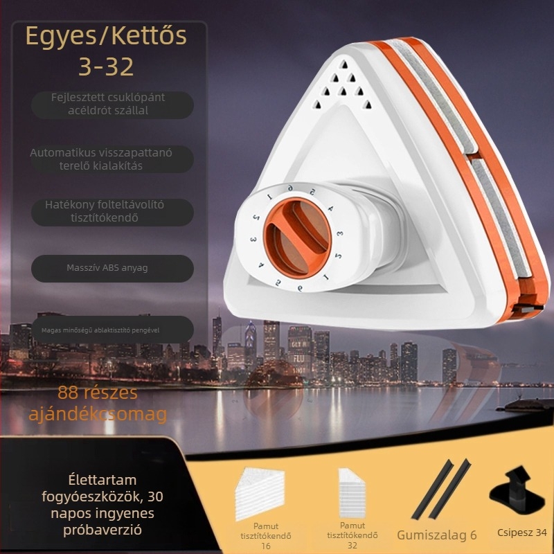 Egyoldalas üvegkaparó – ABS, kézi autóablak tisztító eszköz, Oulijie márka