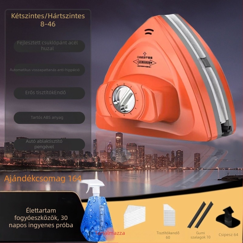 Egyoldalas üvegkaparó – ABS, kézi autóablak tisztító eszköz, Oulijie márka