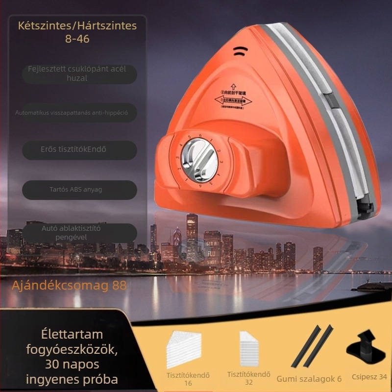 Egyoldalas üvegkaparó – ABS, kézi autóablak tisztító eszköz, Oulijie márka