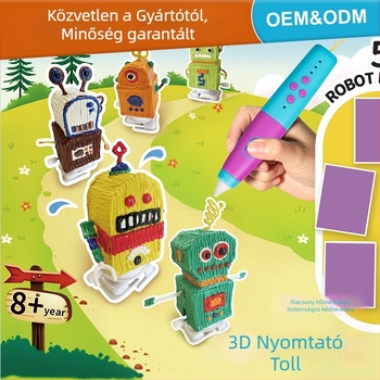 3D nyomtató toll Halloween témájú, PCL fogyóanyagok, alacsony hőmérséklet, nem elektromos