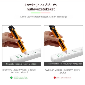 SNAKOL Többfunkciós érintésmentes feszültségmérő toll, megszakítás-ellenőrzés és fázis-sorrend detektálás