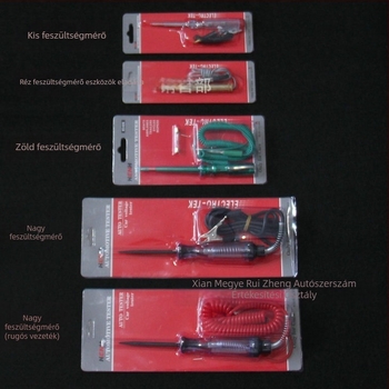 Autóvillamossági feszültségmérő toll, 6V-12V-24V, autóhálózati áramkörök teszteléséhez