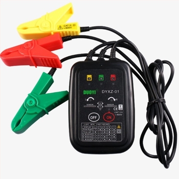 Háromfázisú fázissorrend-tesztelő DYXZ-01, érintésmentes észlelés, fázis teszter; Márka Guangzhou Duoyi