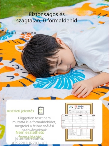 Piknik matrac, vízálló és nedvességálló, vastagított, hordozható kültéri kempinghez, 3–4 főnek alkalmas, márka Empty Antelope, anyag Encrypted pongee, modell Picnic Mat, súly 1000 g