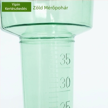 Kerti esőmérő külső tartóval, műanyag kivitel, gyors csatlakozás