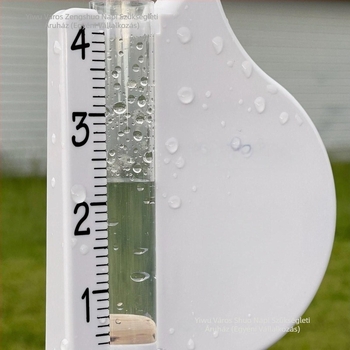 PVC műanyag esőmérő a csapadék monitorozására, logónyomás lehetőségével