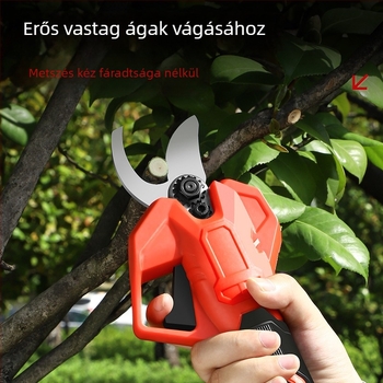 Shelley Vezeték nélküli töltésű metszőolló kerthez, Li-ion akkumulátorral, kézben tartható elektromos metsző olló fáknak