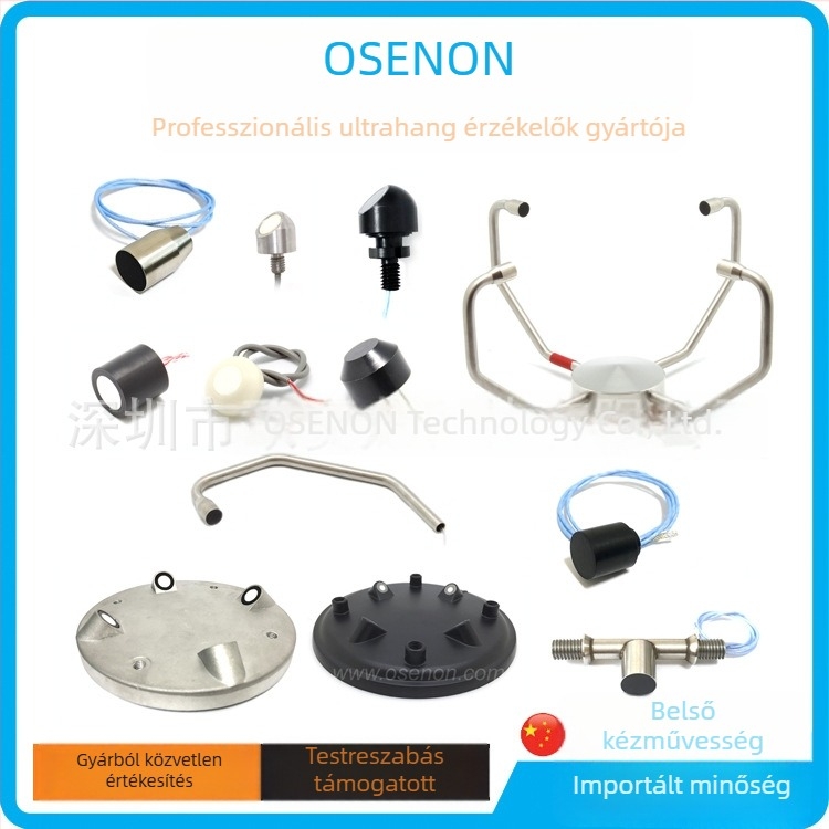 Ultrahangos szenzor mérésjavítással, kettős szintű mérő, szélsebesség és irány, esőmérő kompatibilitás; -80 dB érzékenység, impedancia 250 Ω, kábelcsatlakozás, passzív kimenet