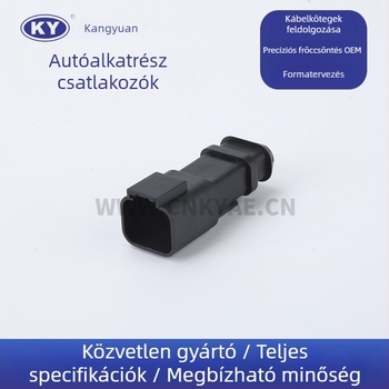 Autócsatlakozó DTP04-2 / DJK7021A-2.5-11, ipari műanyag szigetelőanyaggal, autóhoz